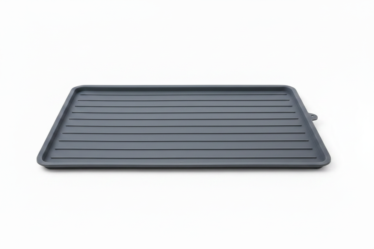 Waterproof Silicone Dog Food Mat with Raised Edges (30" x 20")
